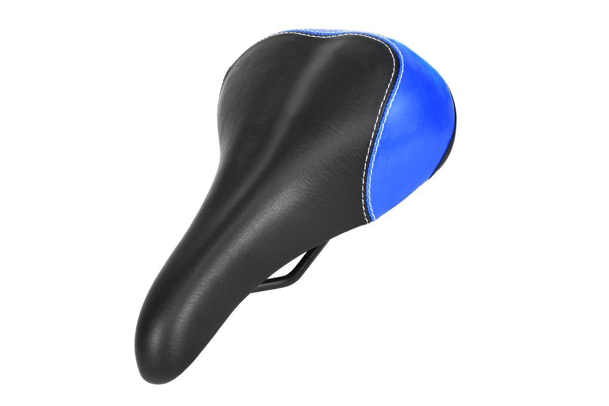 Седло 6015 MTB 265*170mm, пластиковый бампер,черно\синее Седло 6015 MTB 265*170mm, пластиковый бампер,черно\синее