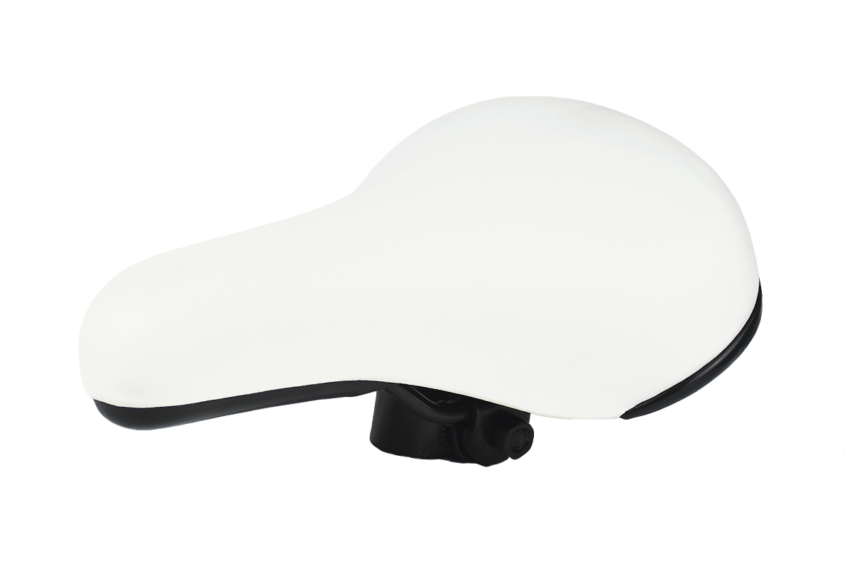 Седло DS-1205B 230х155mm, 380гр,белое, Седло DS-1205B 230х155mm, 380гр,белое,